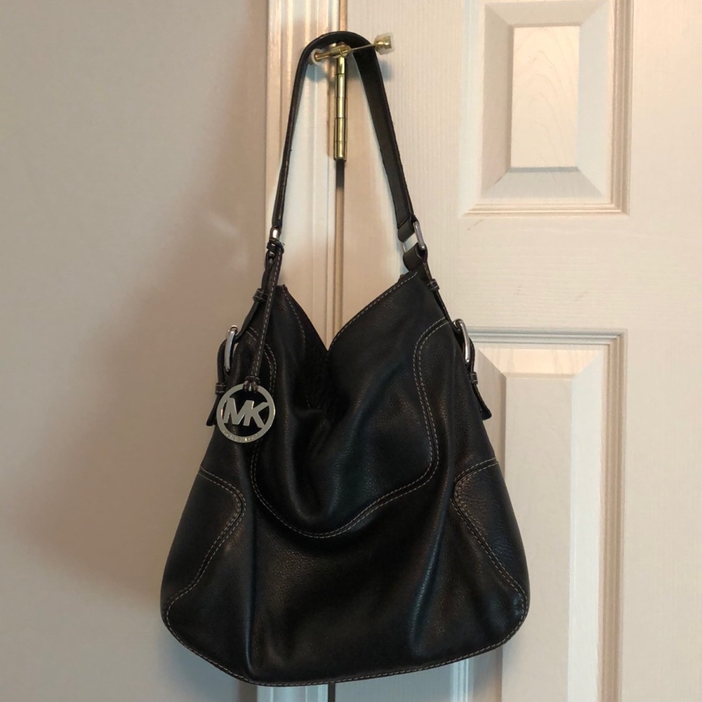 MK Black purse with matching wallet